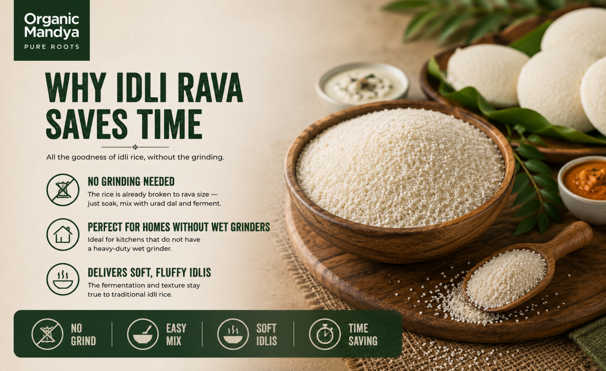 soft - idli - rice - rava