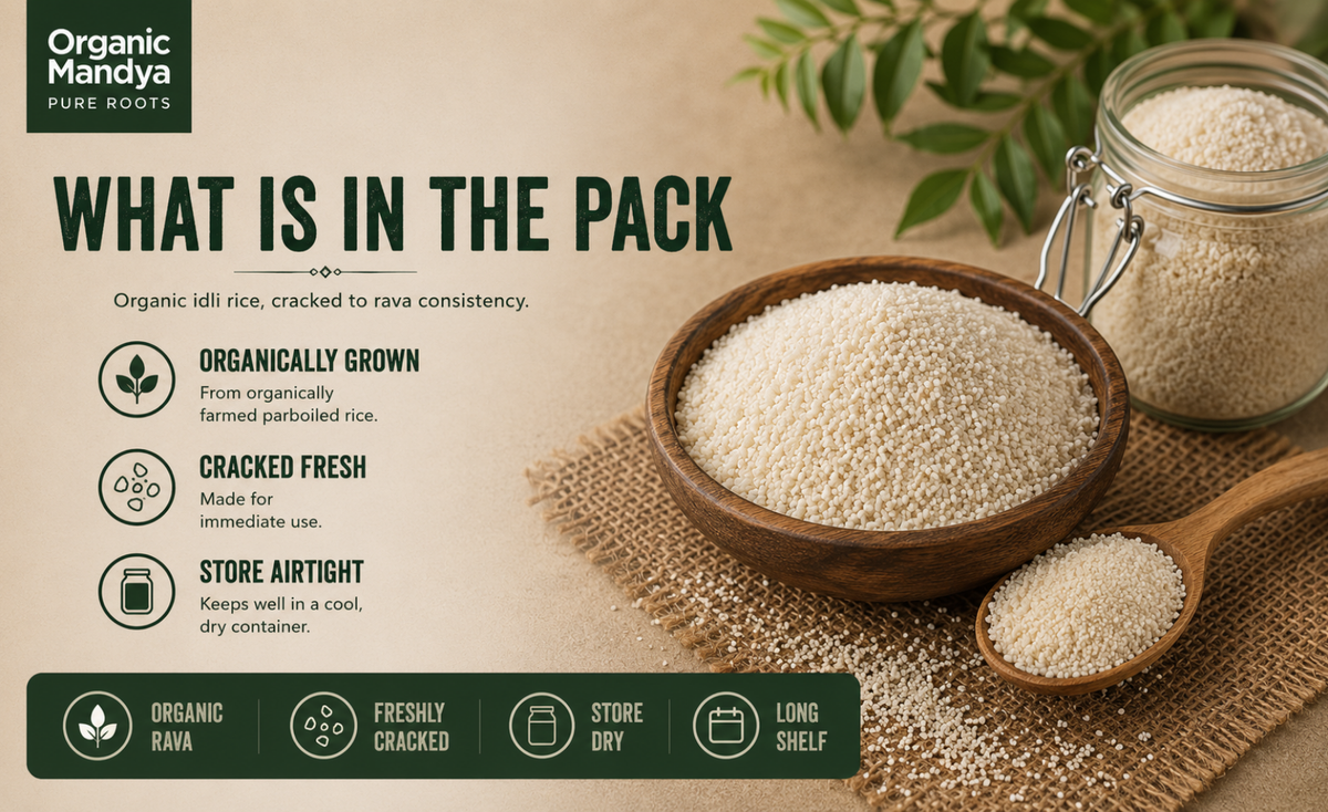storage - idli - rice - rava