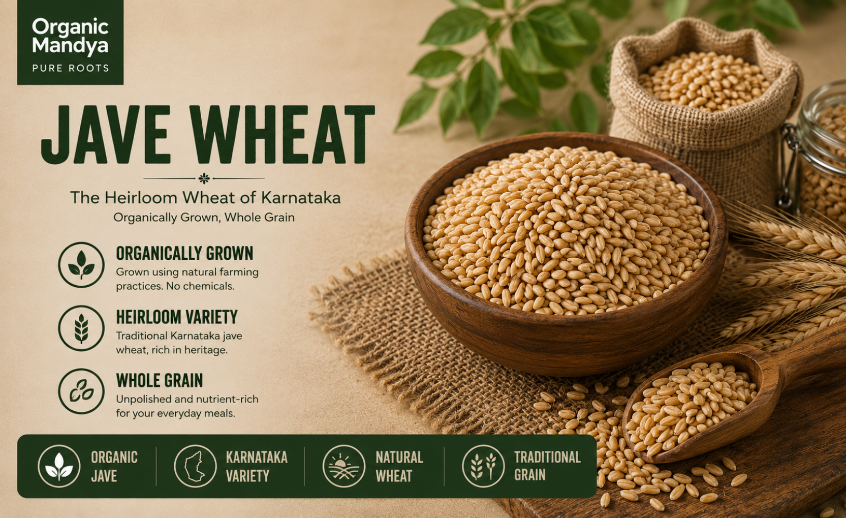 oragnic - jave - wheat