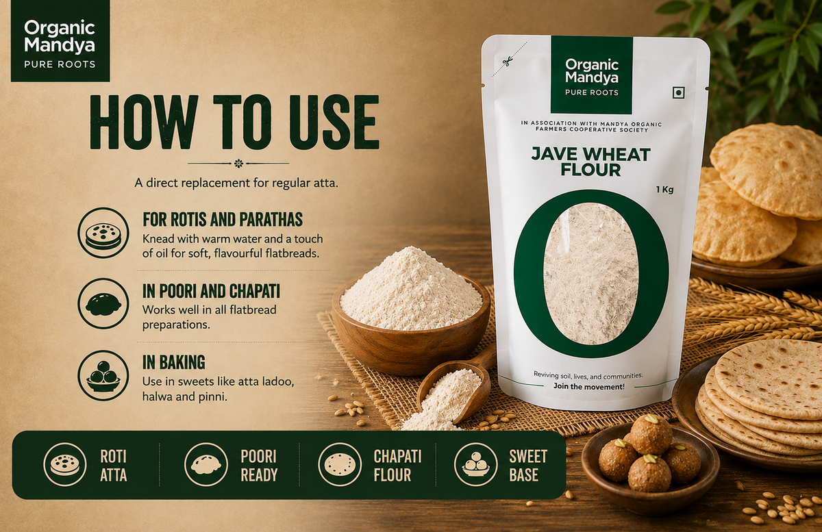 Jave flour for baking