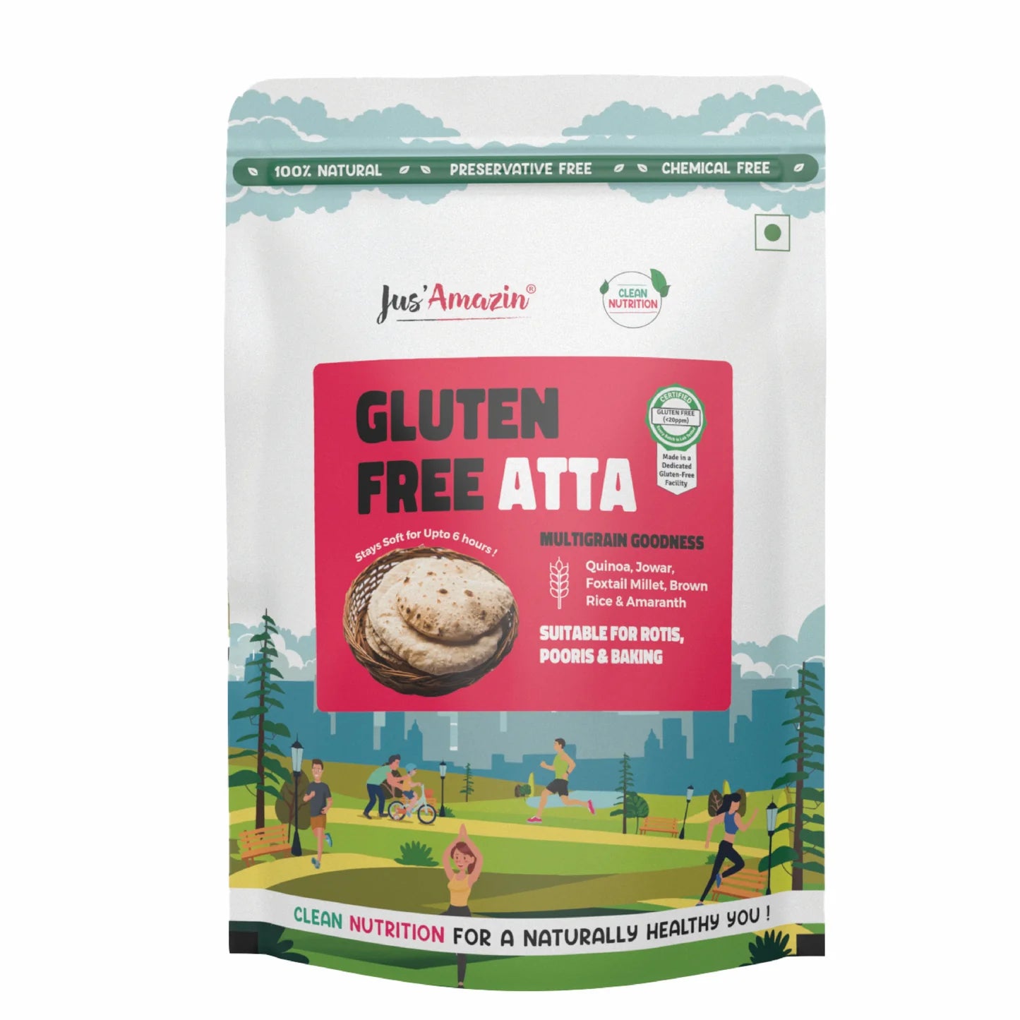 Jus Amazin Gluten Free Atta 1kg