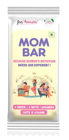 Mom Bar 40g | Healthy Protein & Energy Snack Bar | Jus Amazin