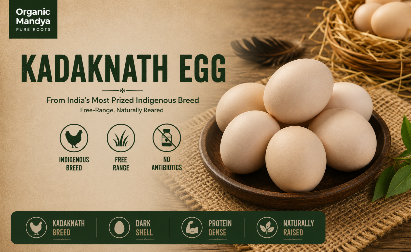 pure -kadaknath -egg