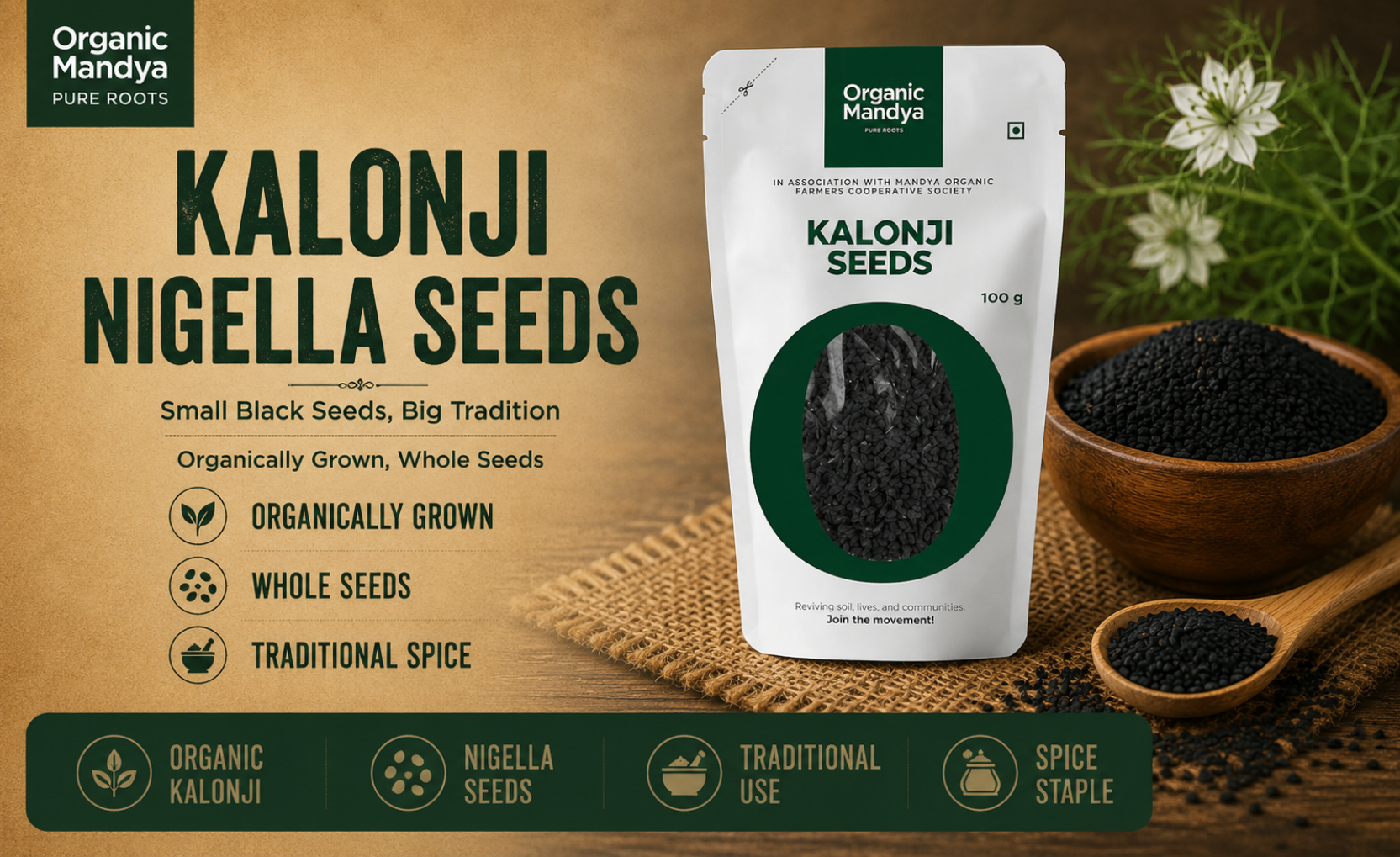 organic - kalonji - seeds