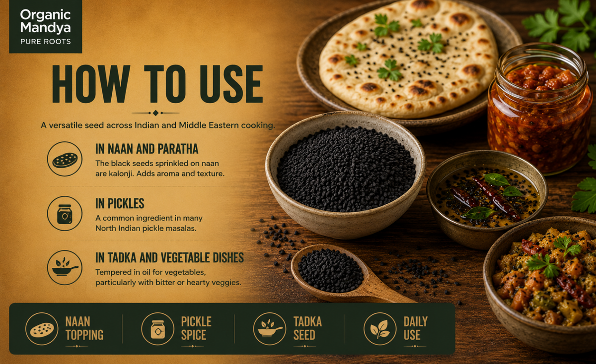 usage - kalonji - seeds