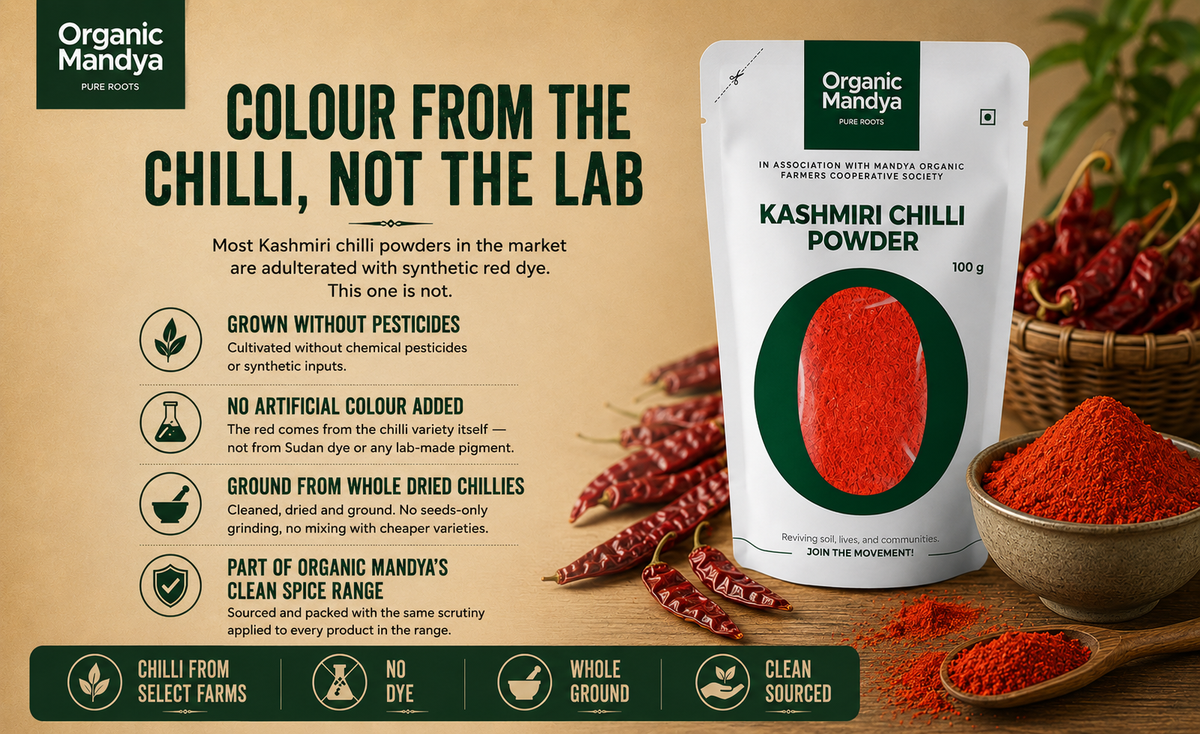 clean kashmiri chilli powder