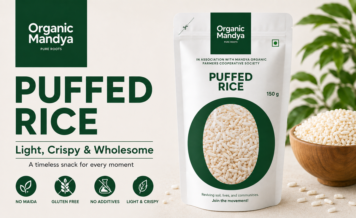Organic Mandya Puffed Rice