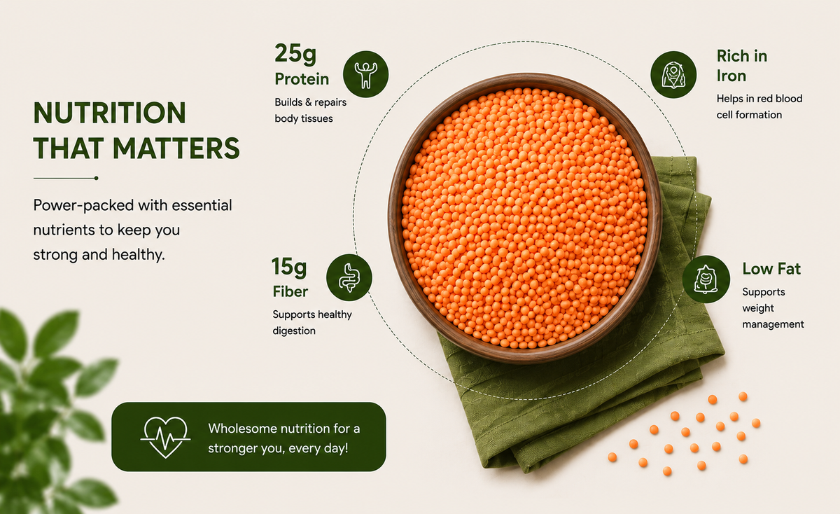 Nutritional - masoor - dal