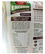 Millet Health Drink Mix 500g by Energizer | Organic Nutrition Drink