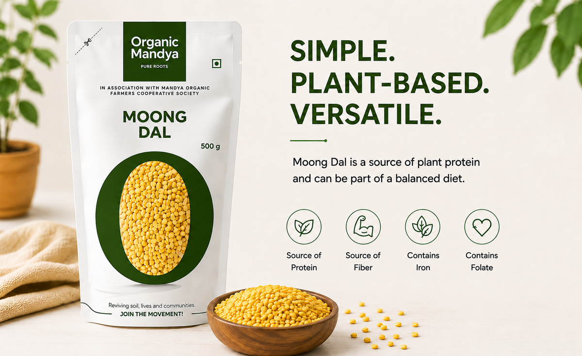 Organic Mandya Moong Dal Pack