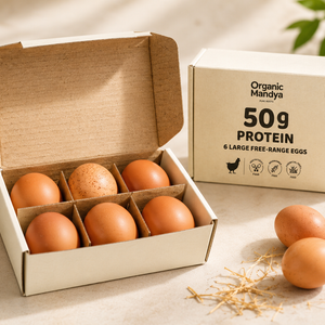 Organic Mandya Brown Eggs (Bengaluru) – Fresh Free-Range Protein Eggs