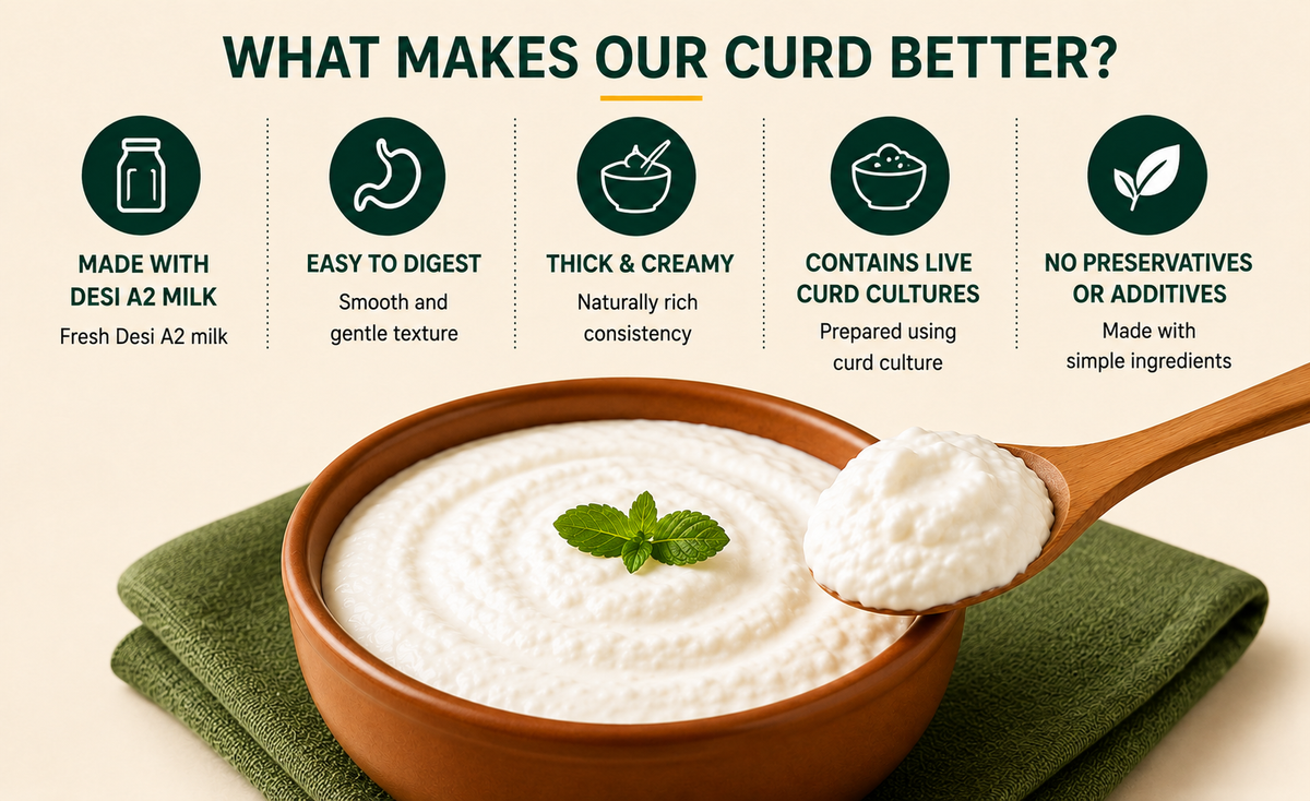 Organic Mandya low fat curd benefits