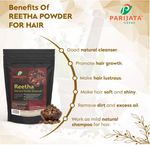 Parijatha Reetha Powder 100g – Natural Herbal Hair Cleanser