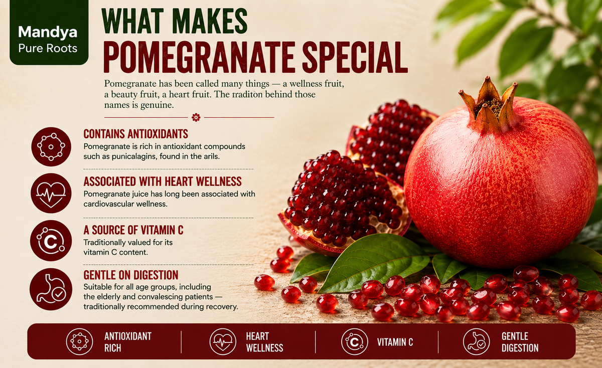 grown pomegranate