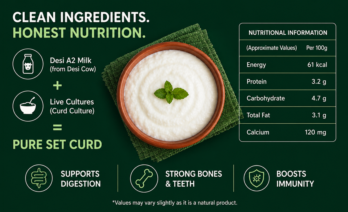 nutrition - a2 -set -curd