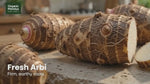 Colocasia (Arbi / Kesuvina Gadde) Fresh | Organic Mandya