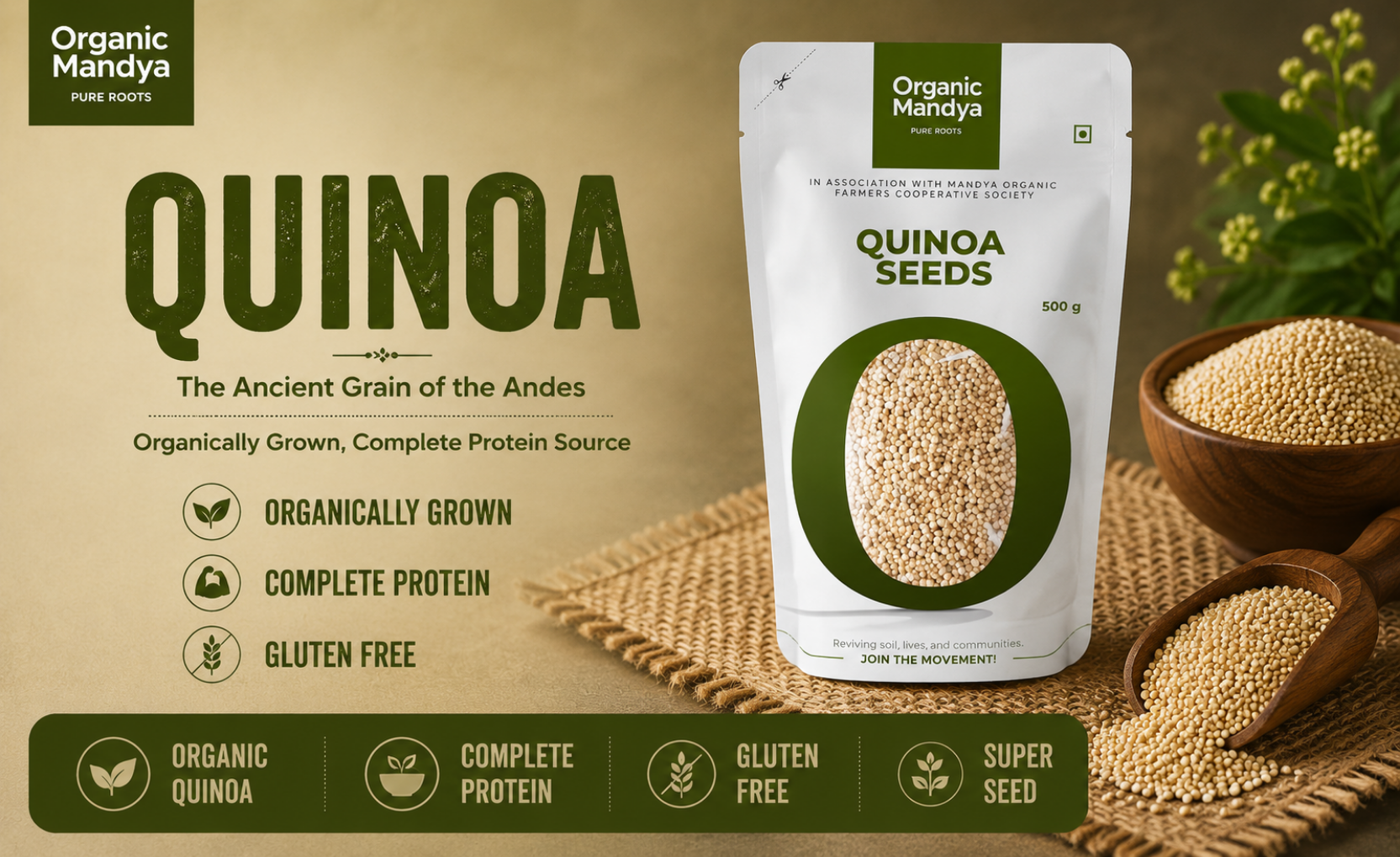 organic - quinoa - seed