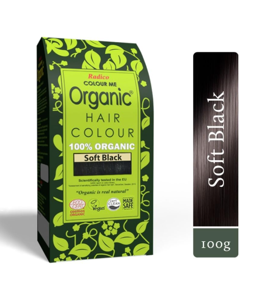 Radico Organic Soft Black 20g Herbal Hair Colour