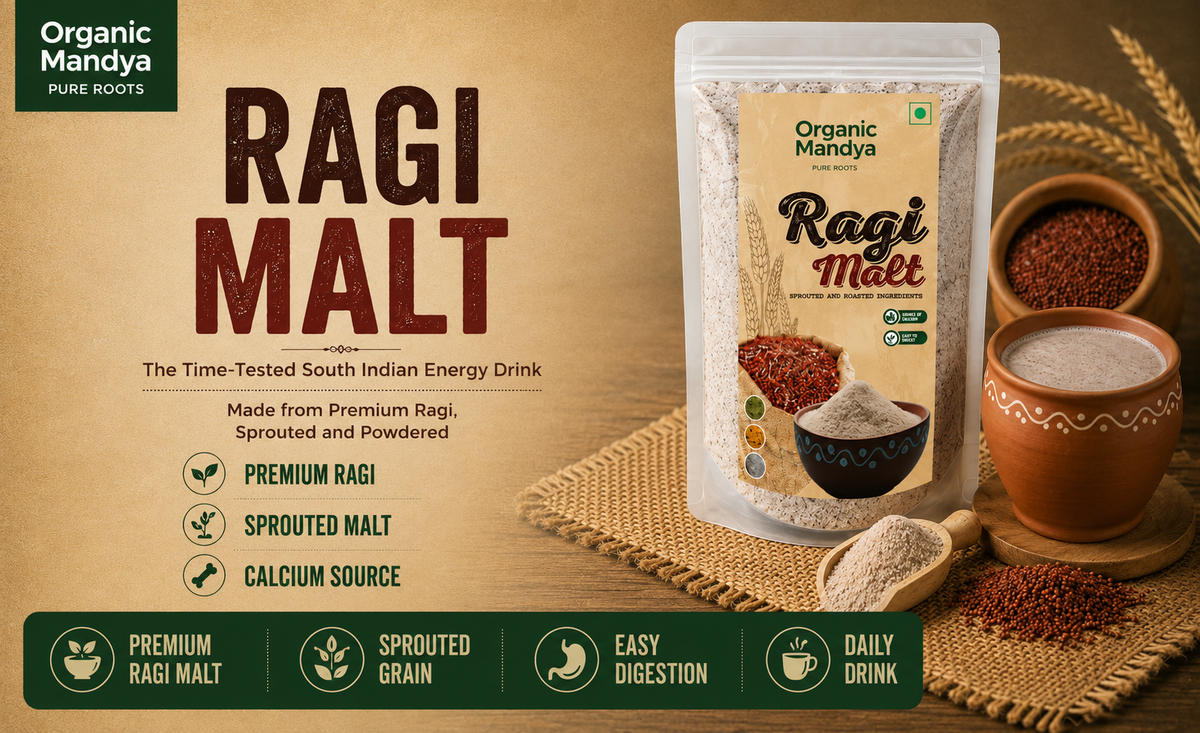 Ragi malt health drink