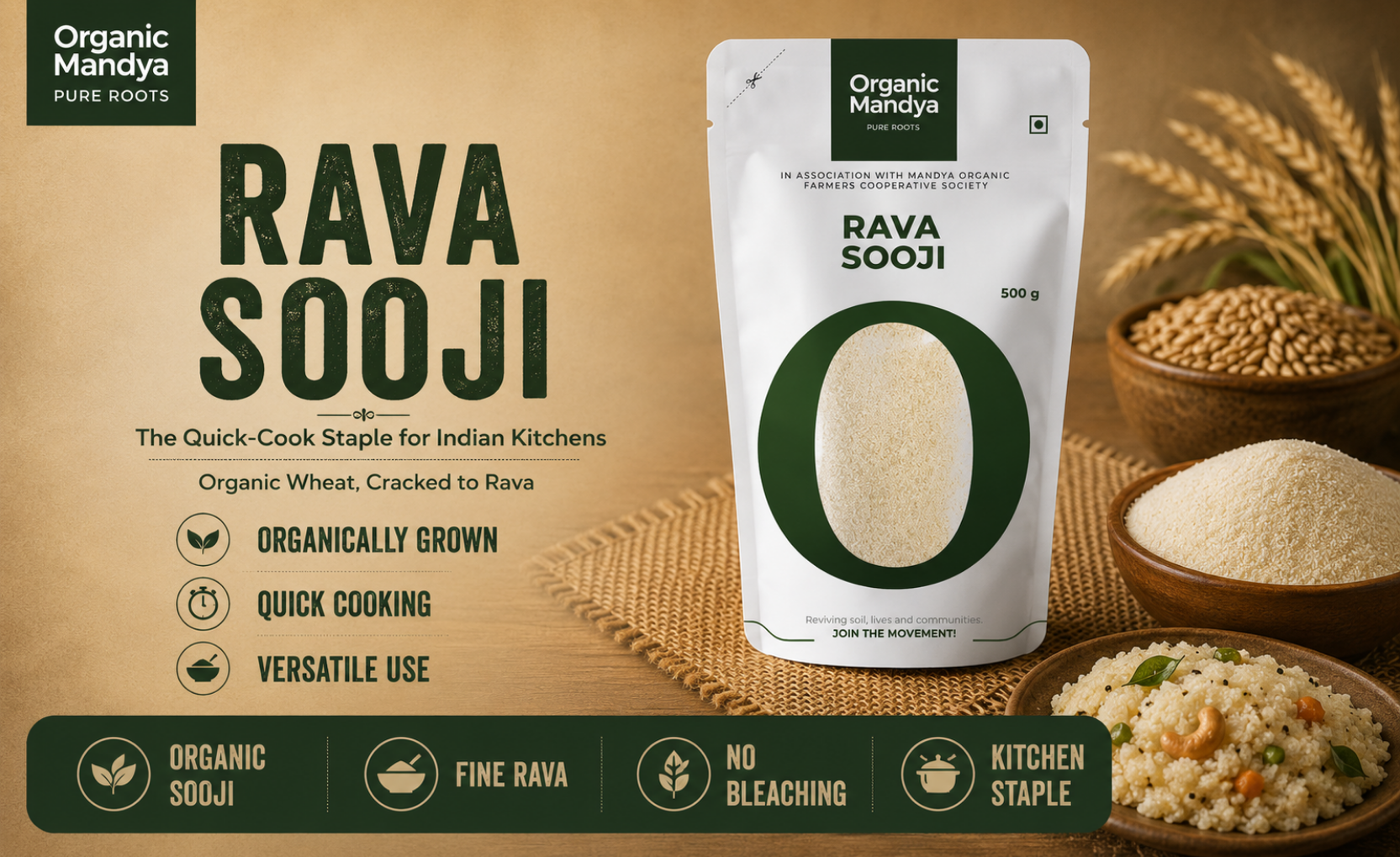 versatile- rava - sooji