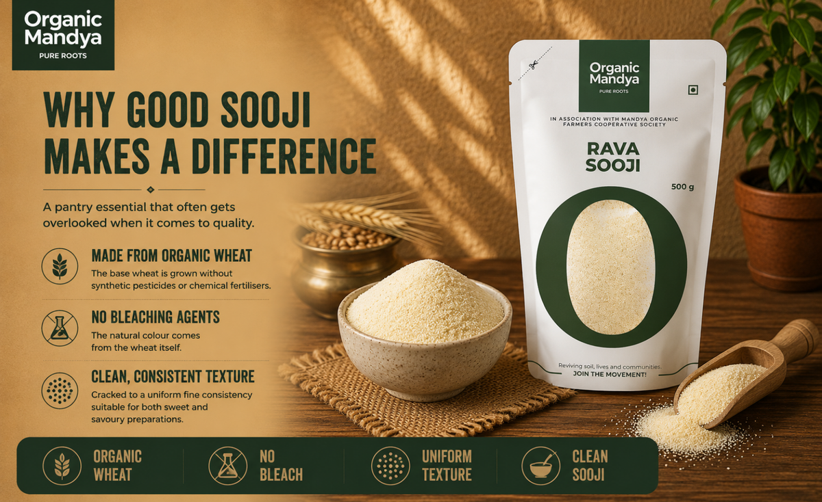 organic - rava - sooji
