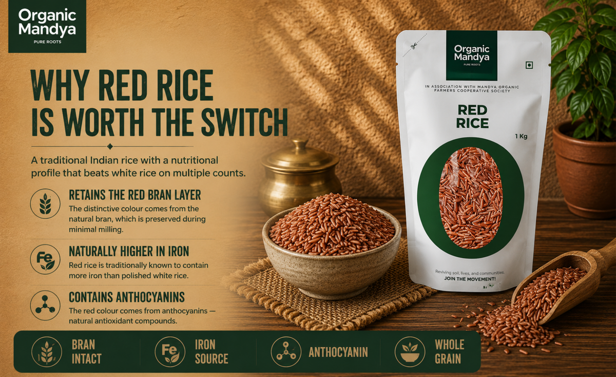 anthocyanin - red - rice