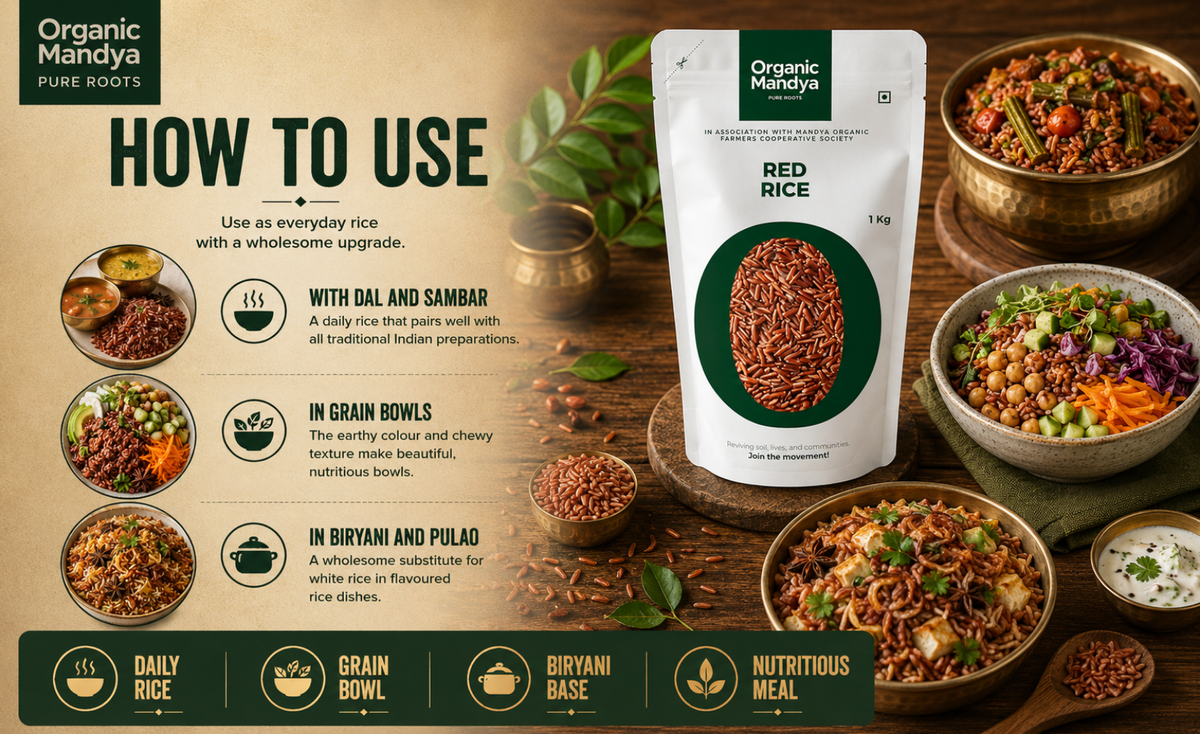 usage - red - rice
