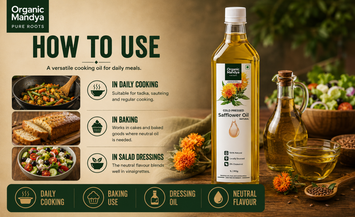 Usage - guide - safflower - oil