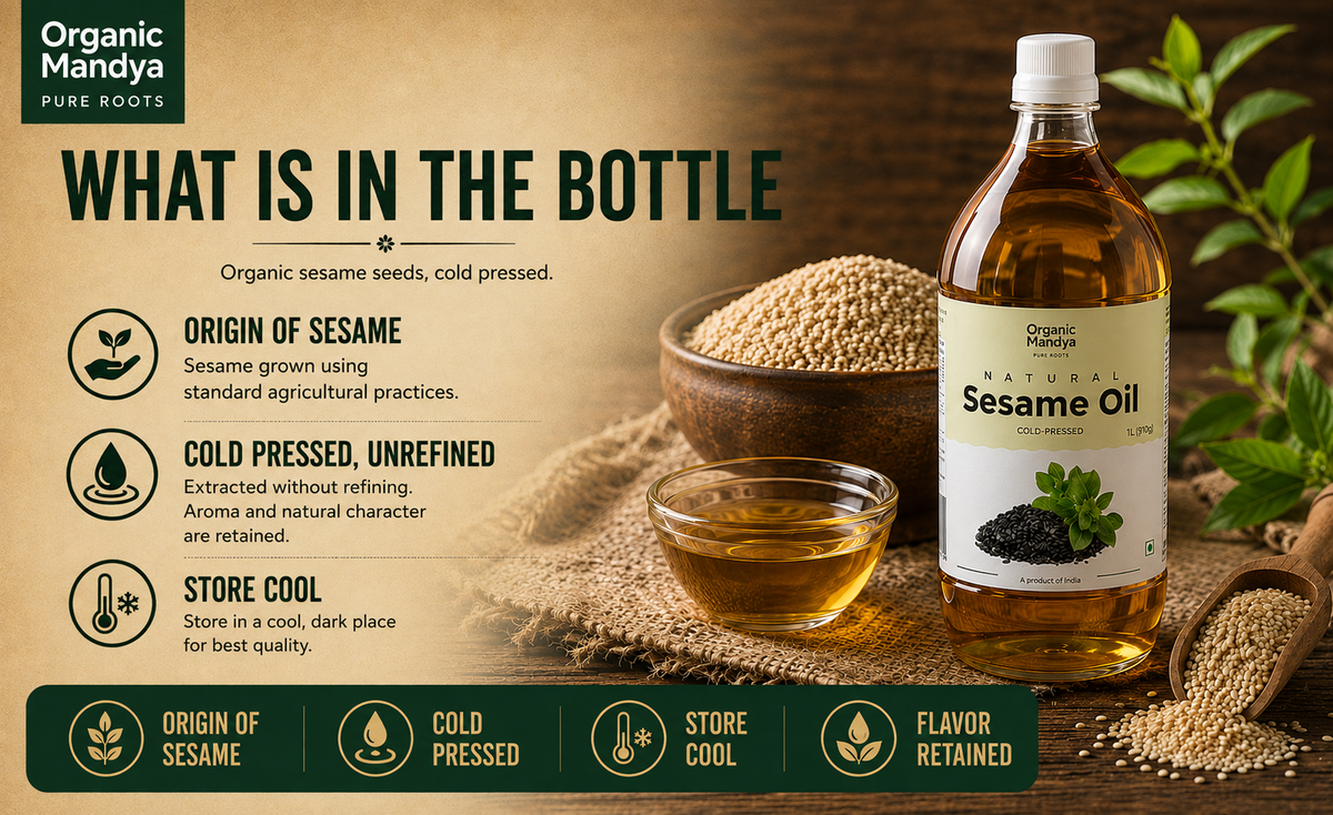 cold pressed sesame oil