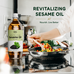 Cold Pressed Black Sesame Oil (Til / Gingelly / Nallennai)