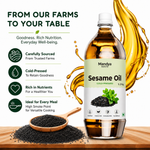 Cold Pressed Black Sesame Oil (Til / Gingelly / Nallennai)