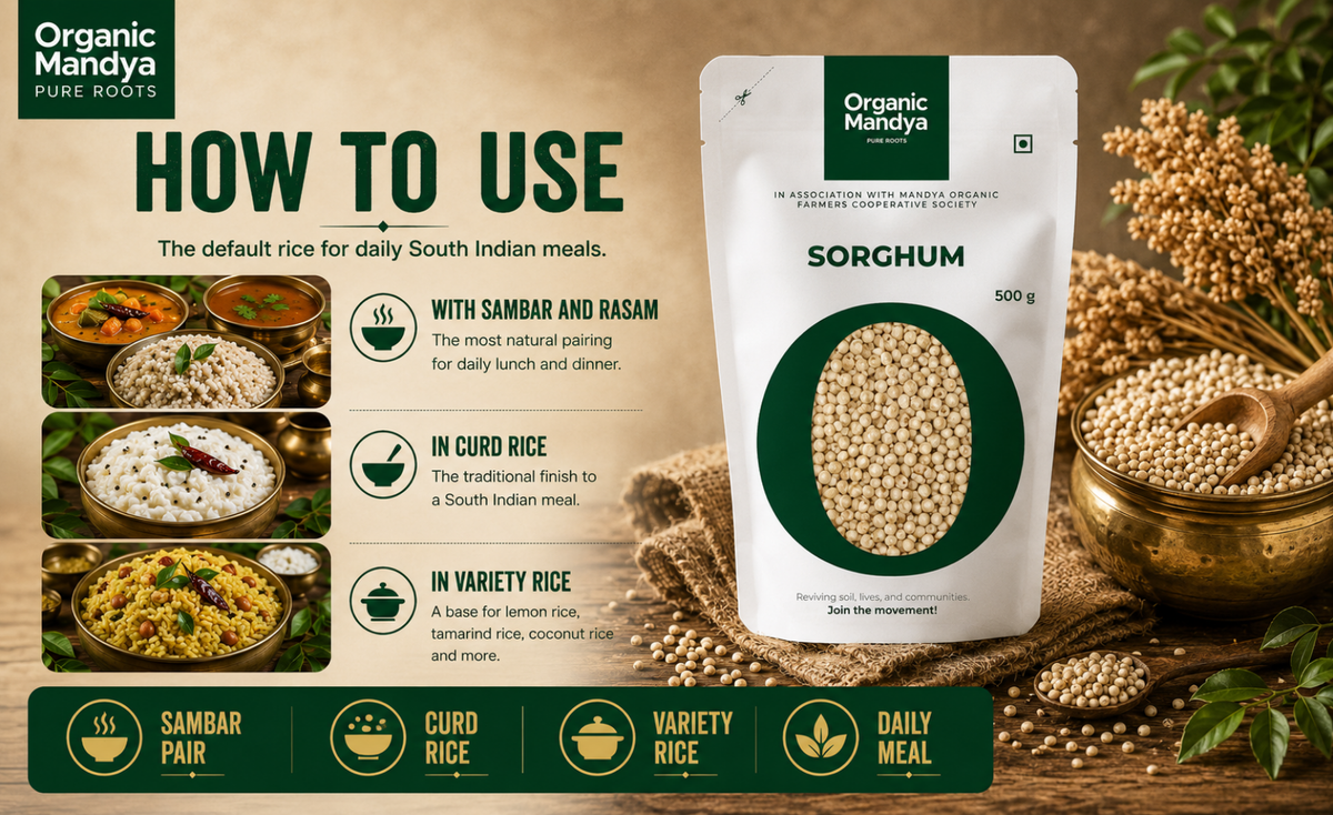 usage - sorghum - 500 - gm