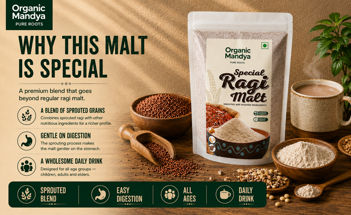 Special Ragi Malt ingredients