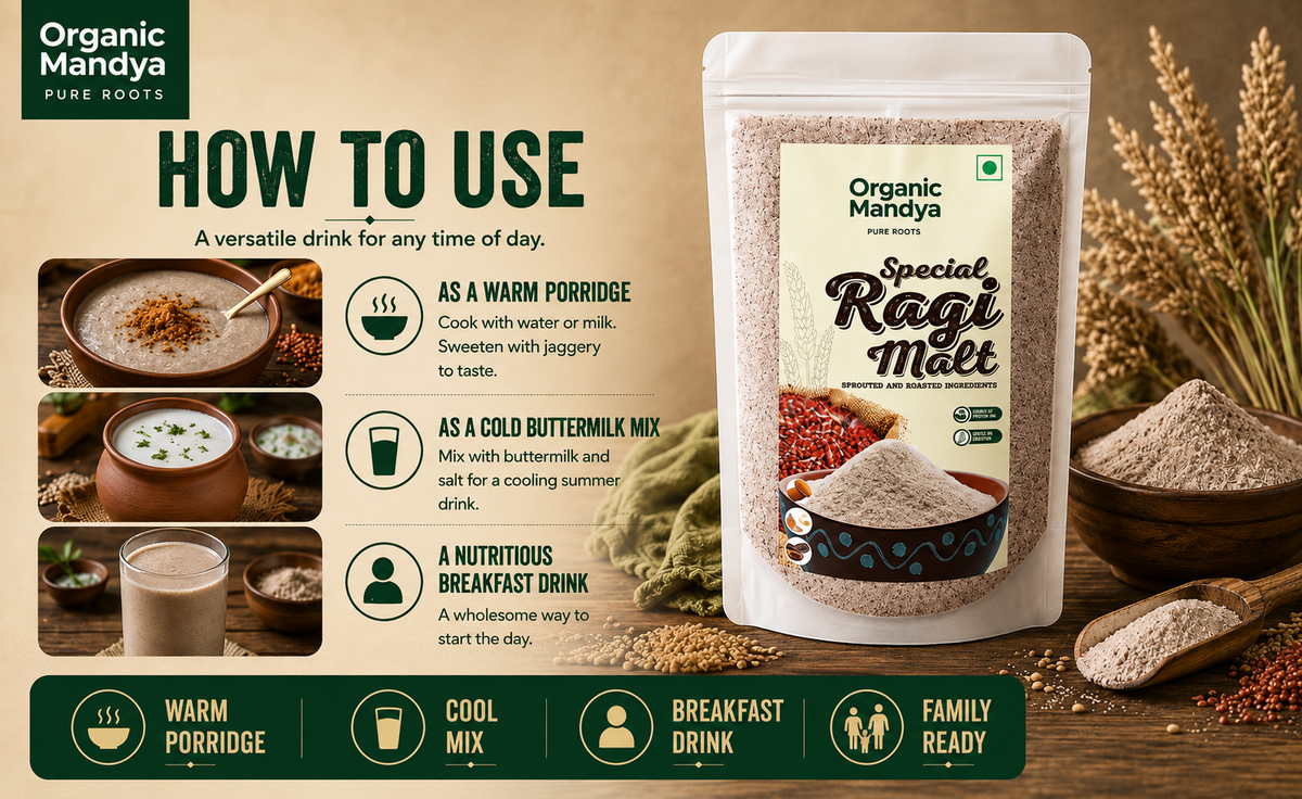 Sprouted Ragi Malt blend