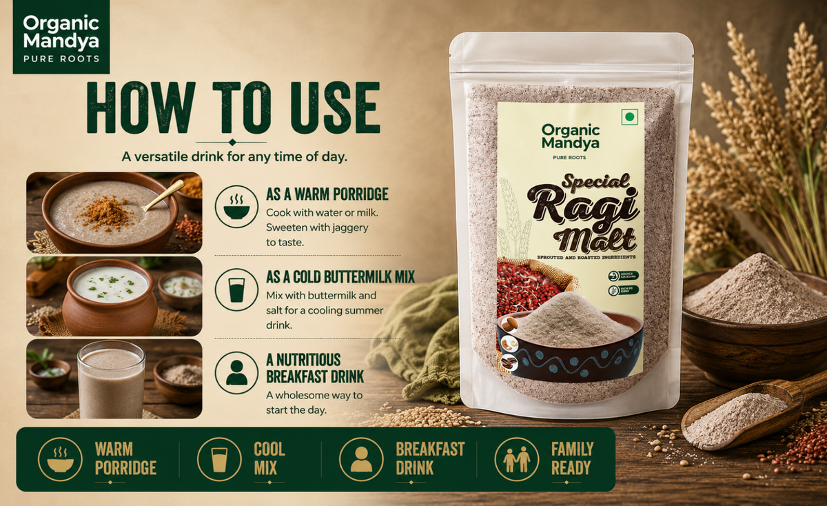 usage - special - ragi - malt