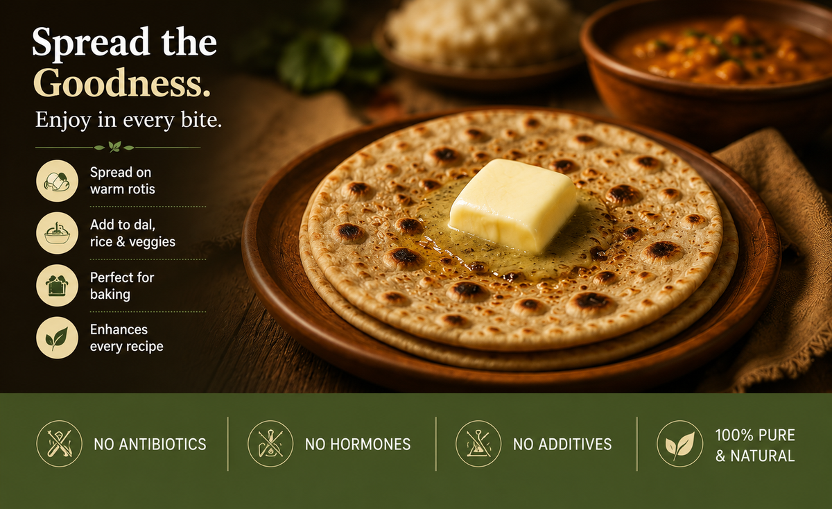 Fresh A2 desi butter