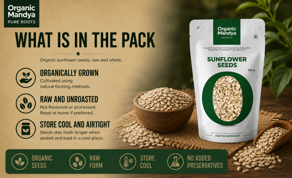 storage - sunflower - seeds - 100 - gm