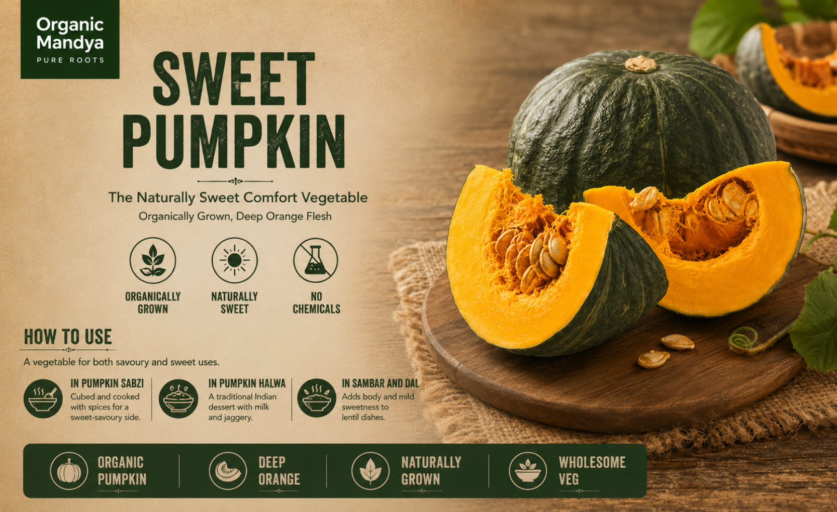 organic - sweet - pumpkin