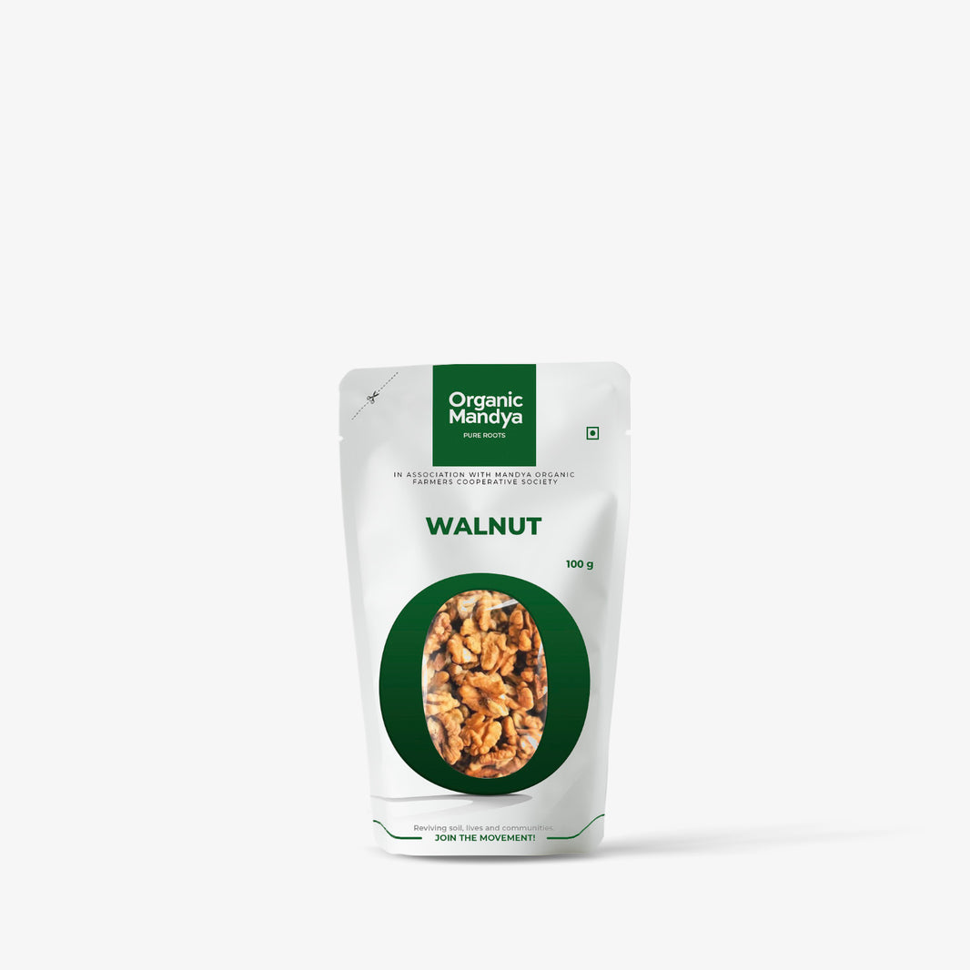 Organic Mandya Walnut Front - 100g