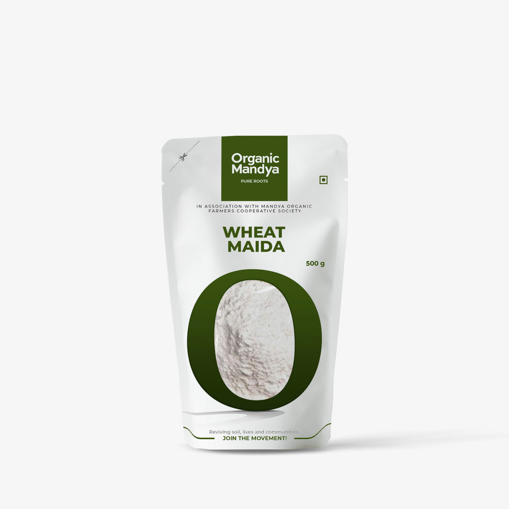 Organic Mandya Wheat Maida Front - 500g