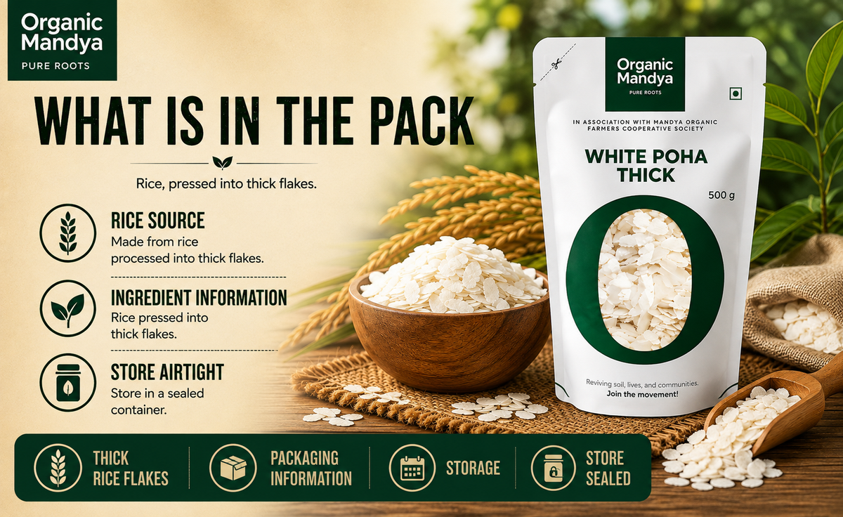 White Poha Rice Flakes