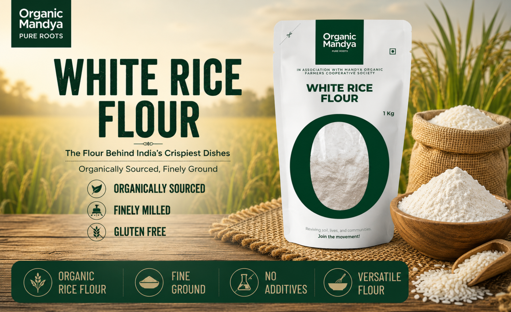 versatile - white - rice - flour - 1kg