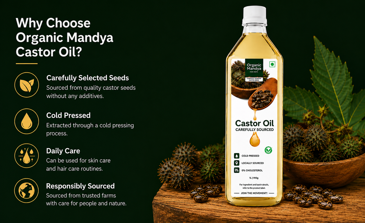 Premium castor seeds and oil
