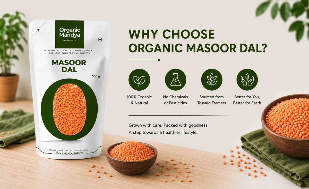 Organic - masoor - dal