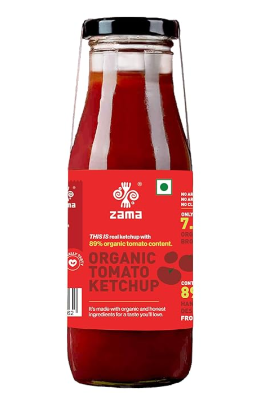 Organic Tomato Ketchup 300g from Zama | Healthy Tomato Ketchup