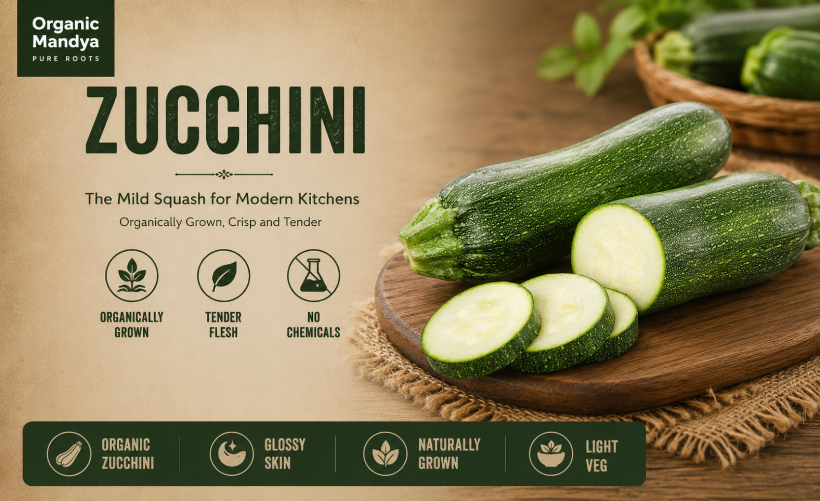 organic - zucchini
